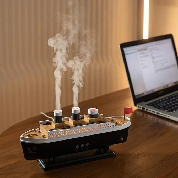 Jellyfish Ship-Shaped Aroma Diffuser | موزع عطور بشكل سفينة جيلي فيش