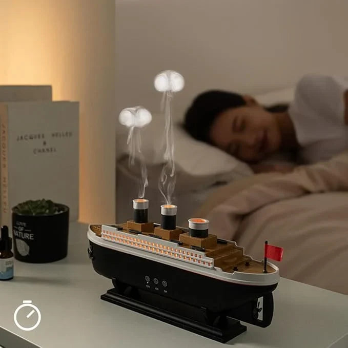 Jellyfish Ship-Shaped Aroma Diffuser | موزع عطور بشكل سفينة جيلي فيش