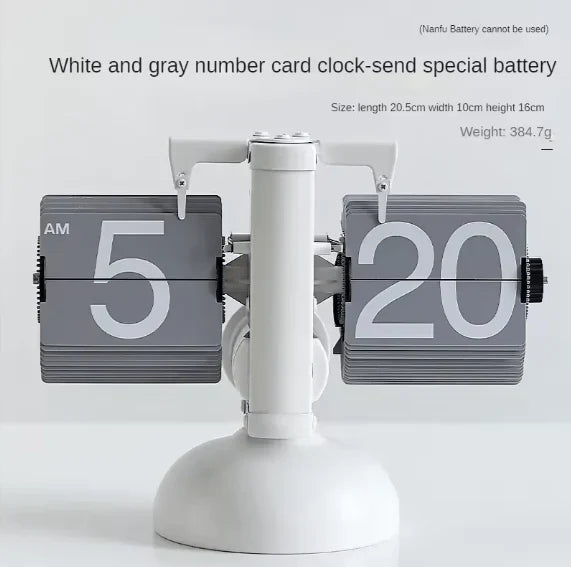 Retro Flip Clock | ساعة فليب ريترو بتصميم كلاسيكي