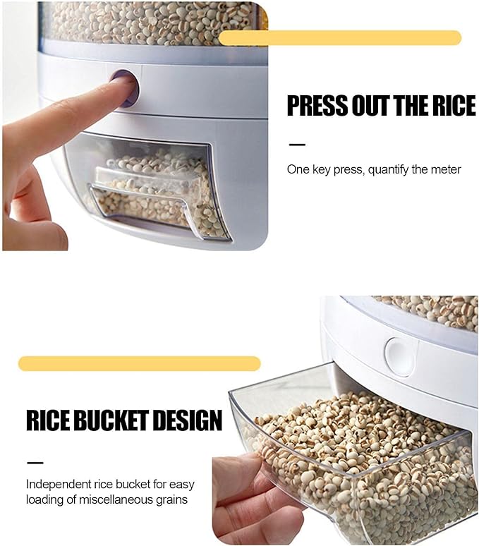 Rotating Food Storage Dispenser | موزع تخزين الطعام الدوار