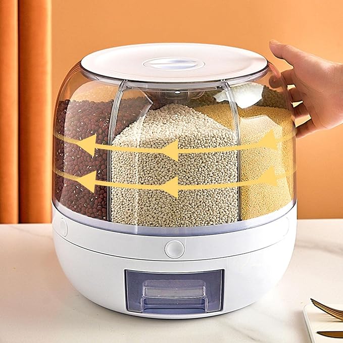 Rotating Food Storage Dispenser | موزع تخزين الطعام الدوار