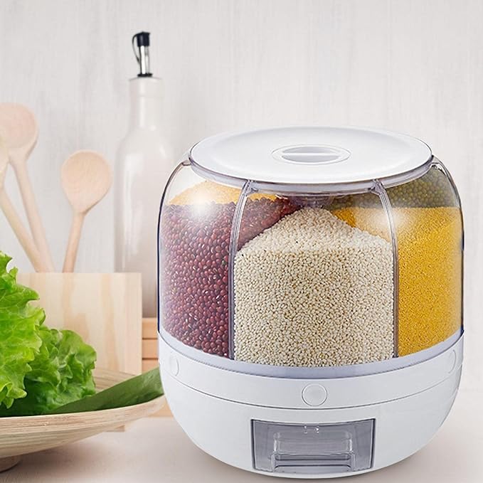 Rotating Food Storage Dispenser | موزع تخزين الطعام الدوار
