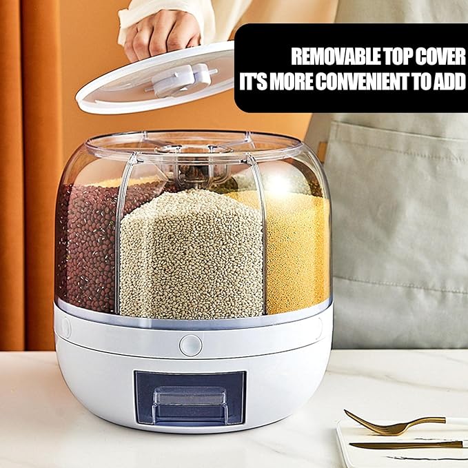 Rotating Food Storage Dispenser | موزع تخزين الطعام الدوار