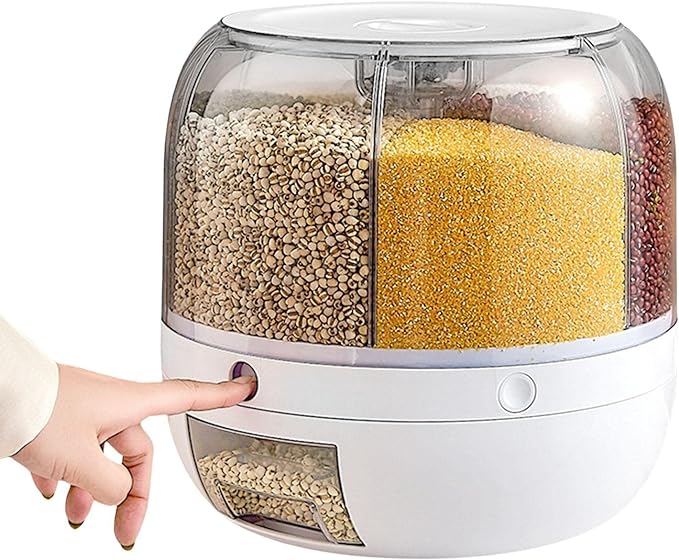 Rotating Food Storage Dispenser | موزع تخزين الطعام الدوار