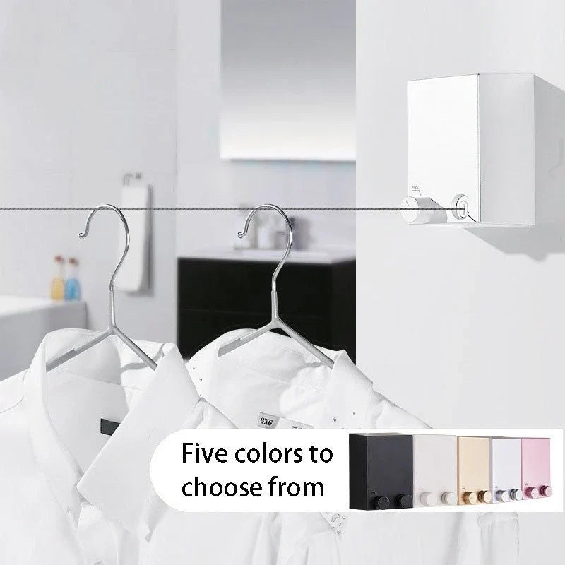 Telescopic Clothesline Clothes Drying Rope | حبل غسيل تلسكوبي قابل للسحب